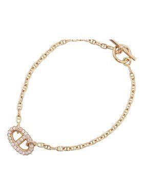 Hermes Farandole Diamond Bracelet Pink Gold 18K